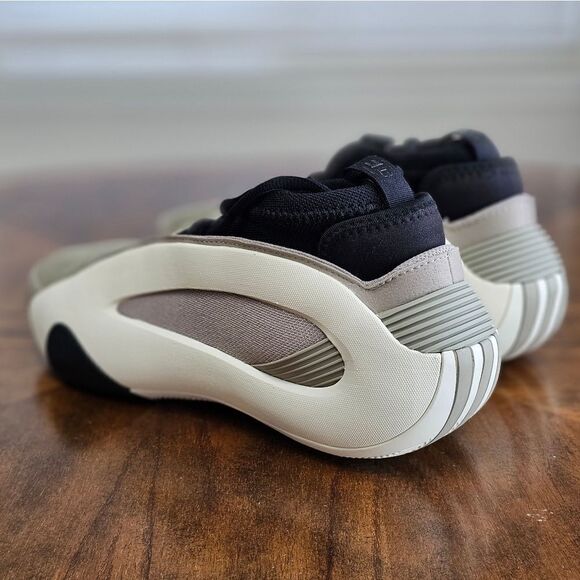 Adidas Harden Vol. 8 Feather Grey Basketball Shoes Women’s 11 Black Tan IG6649 - Picture 6 of 14